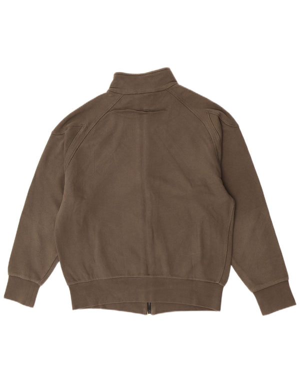 Diadora Mens Tracksuit Top Jacket Medium Khaki Cotton