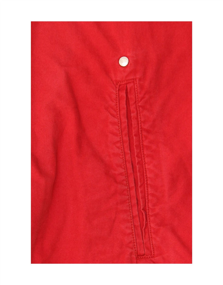 Belfe & Belfe Womens Oversized Bomber Jacket IT 44 Medium Red