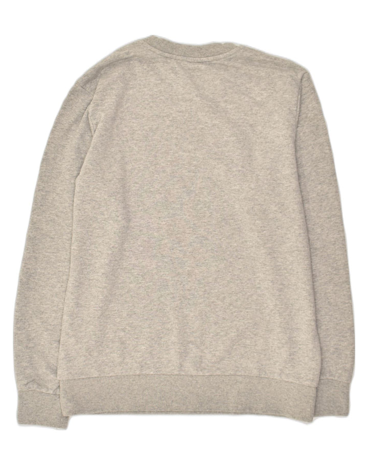 JACK & JONES Mens Graphic Sweatshirt Jumper Large Grey Cotton | Vintage Jack & Jones | Thrift | Second-Hand Jack & Jones | Used Clothing | Messina Hembry 