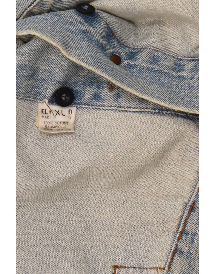 El Charro Mens Denim Jacket UK 42 XL Blue Cotton