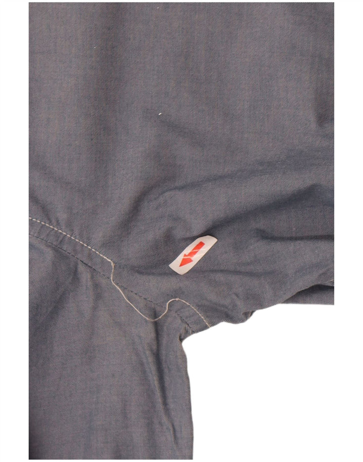 French Connection Mens Shirt Large Blue Cotton
