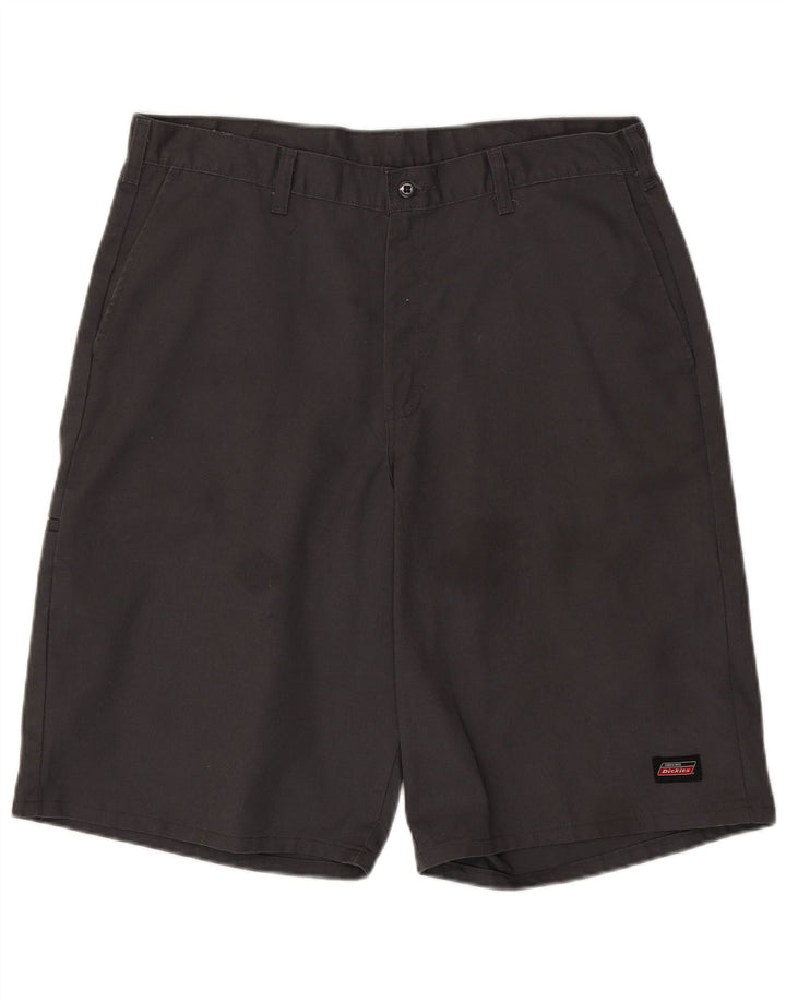 DICKIES Mens Cargo Shorts W36 Large Grey Polyester