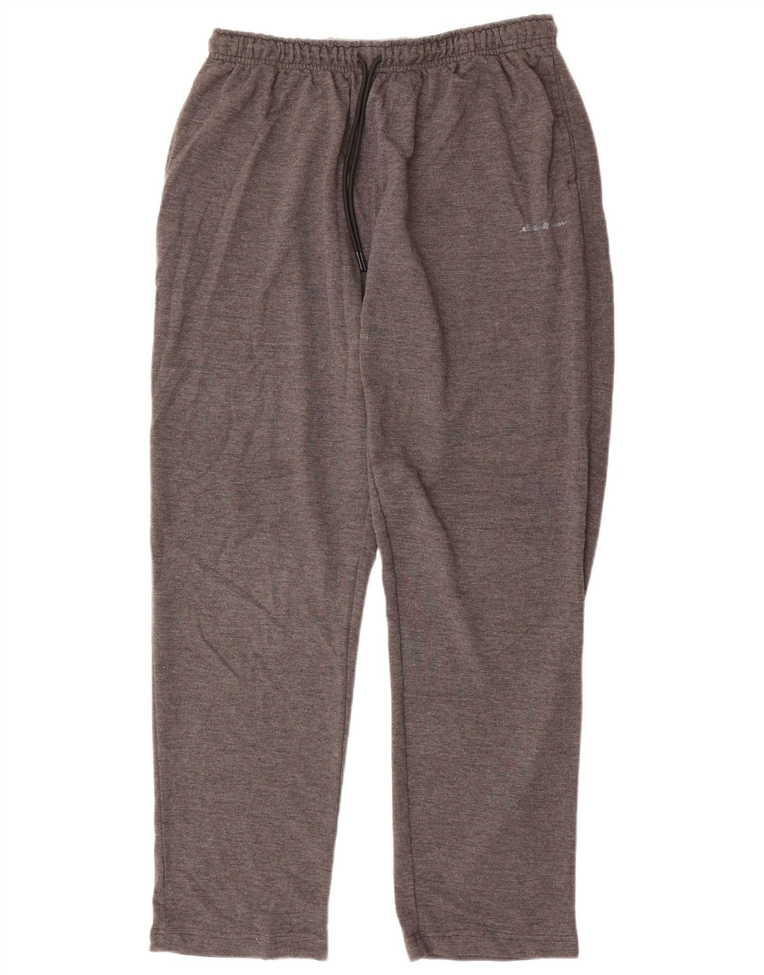 EDDIE BAUER Mens Tracksuit Trousers Large Grey Polyester