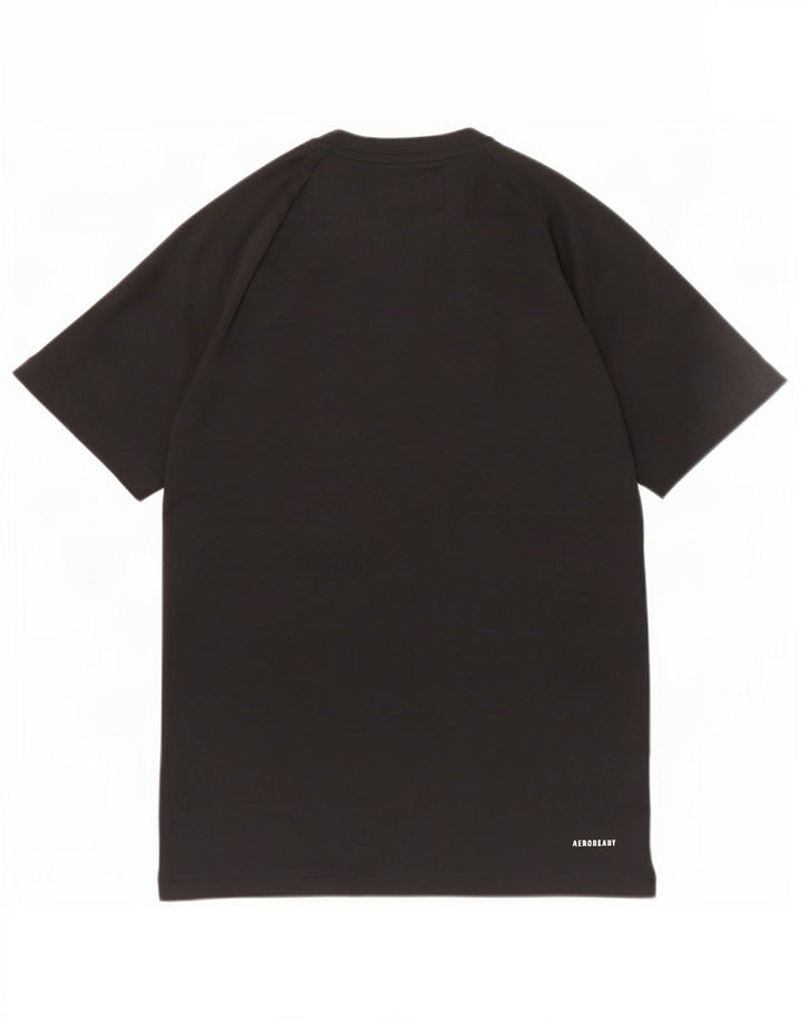 Adidas Mens Aeroready T-Shirt Top Small Black Polyester