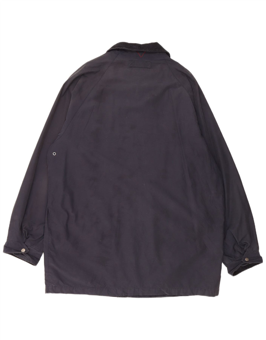 VINTAGE Mens Windbreaker Jacket UK 44 2XL Navy Blue Cotton