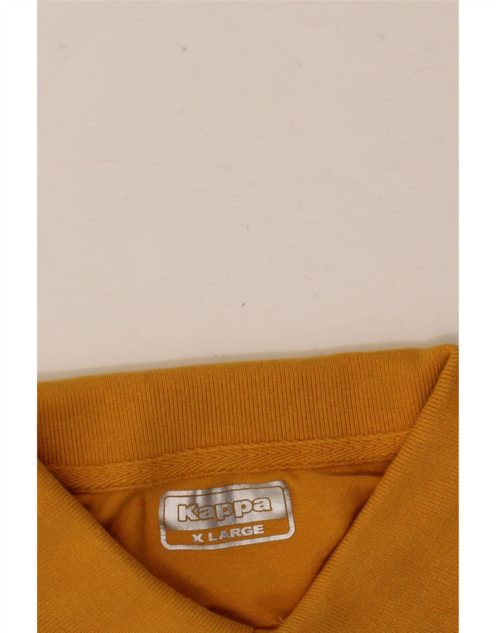 Kappa Mens Polo Shirt XL Yellow