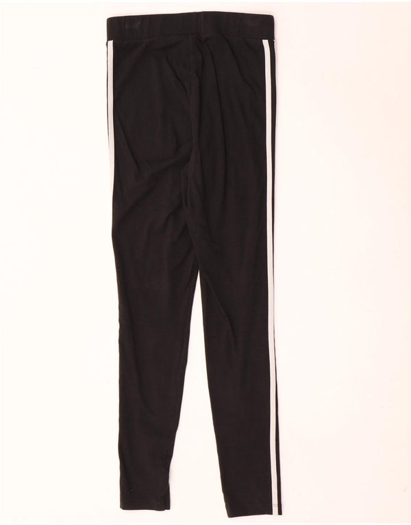 Adidas Womens Leggings UK 10 Small Black Cotton