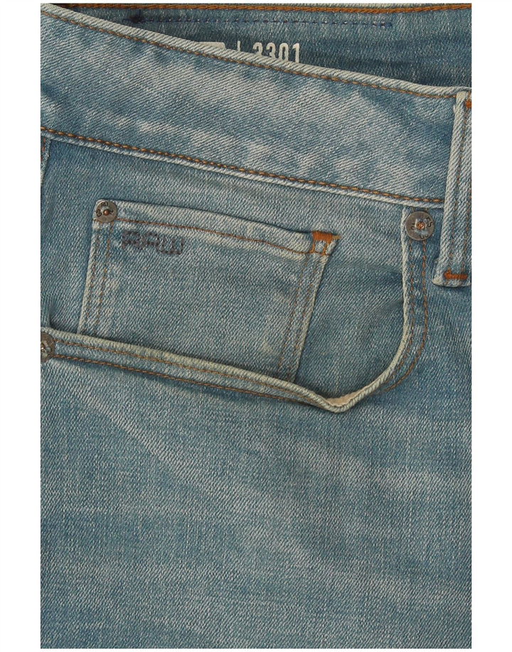 G-Star Mens Slim Jeans W33 L32 Blue Cotton