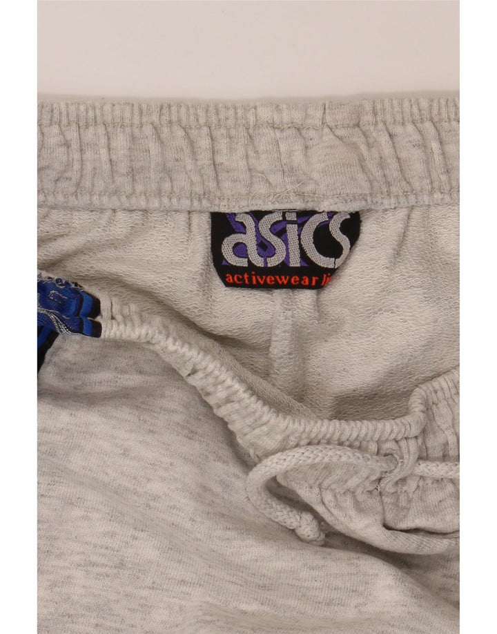 ASICS Mens Graphic Sport Shorts Large Grey Vintage Asics and Second-Hand Asics from Messina Hembry 