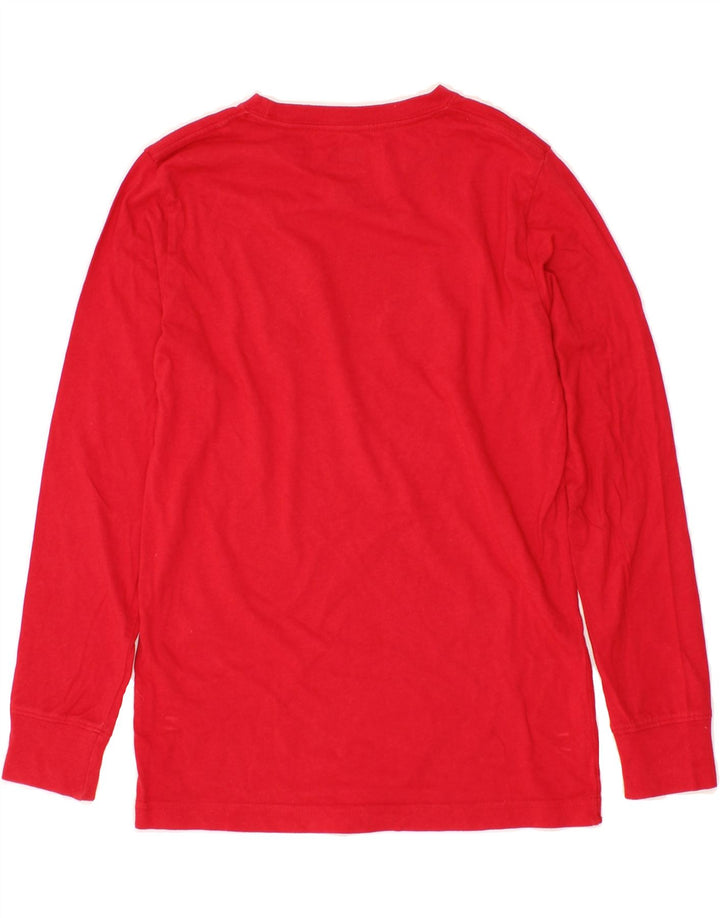 LEVI'S Boys Graphic Top Long Sleeve 11-12 Years Red Vintage Levi's and Second-Hand Levi's from Messina Hembry 