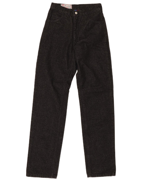 Rifle Mens Straight Jeans  W27 L34 Black Polyester