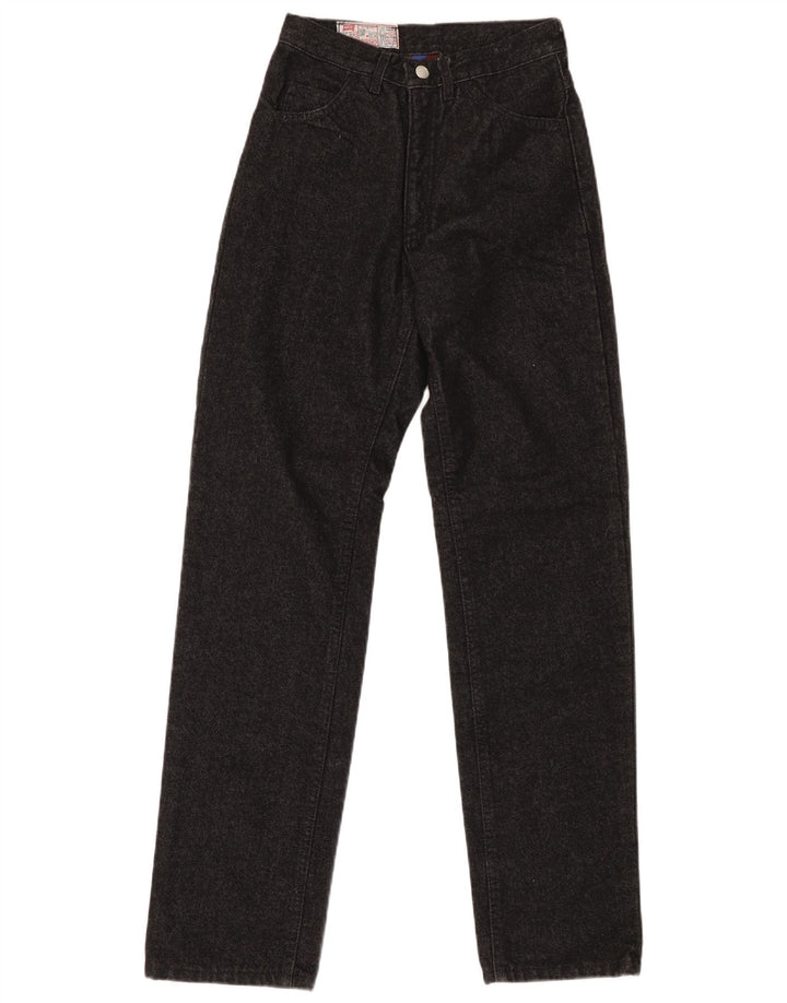 Rifle Mens Straight Jeans  W27 L34 Black Polyester