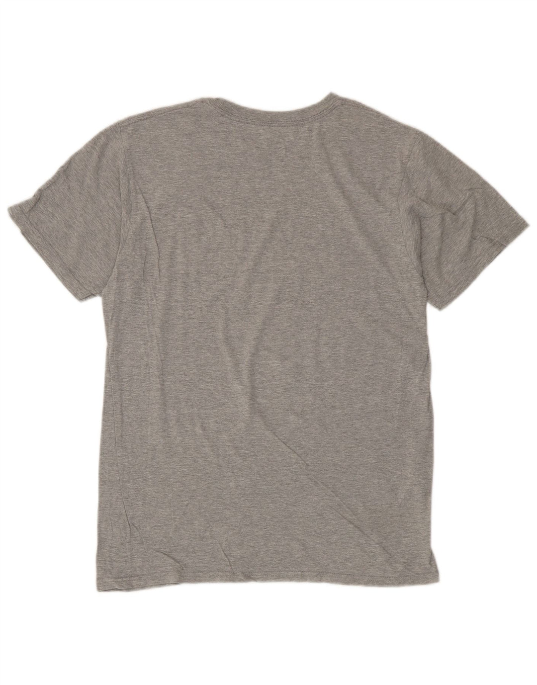 ADIDAS Mens Graphic T-Shirt Top Medium Grey Cotton