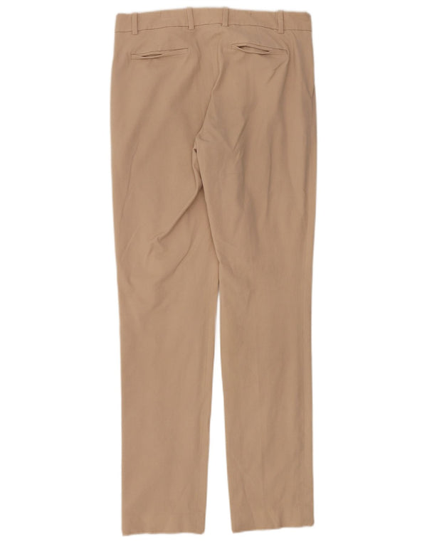 J. CREW Womens Maddie Slim Suit Trousers US 6 Medium W30 L32 Beige Cotton