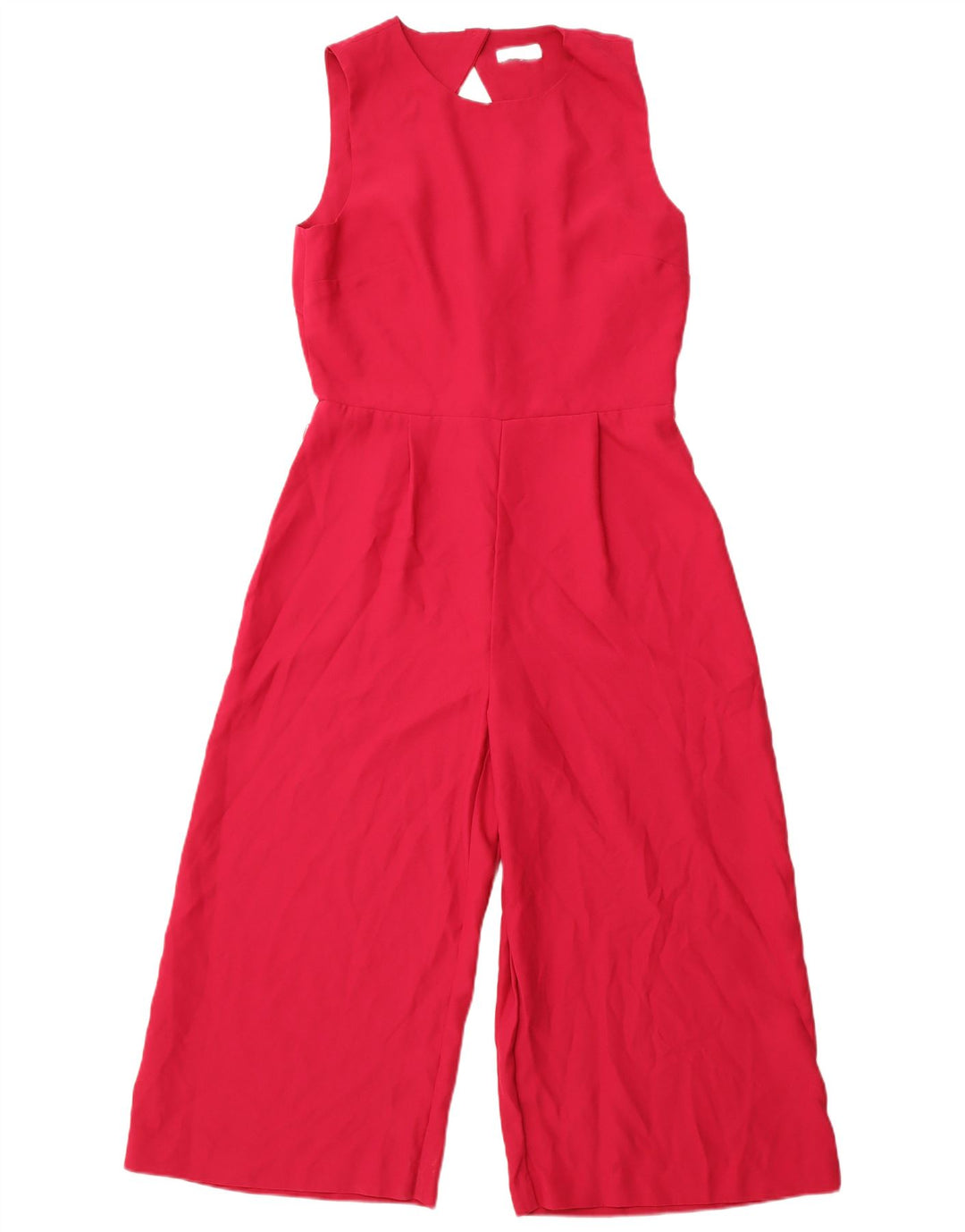 WAREHOUSE Womens Sleeveless Jumpsuit UK 14 Medium Pink Polyester
