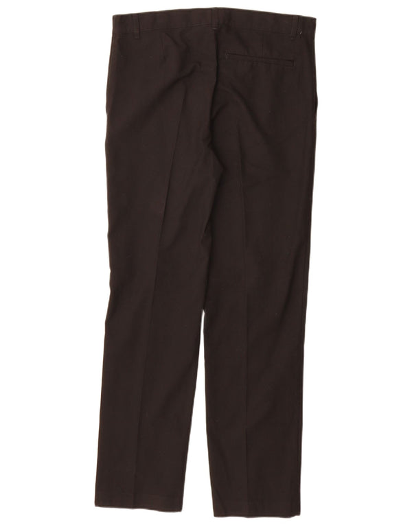 Marks & Spencer Boys Straight Suit Trousers 15-16 Years W32 L29 Black