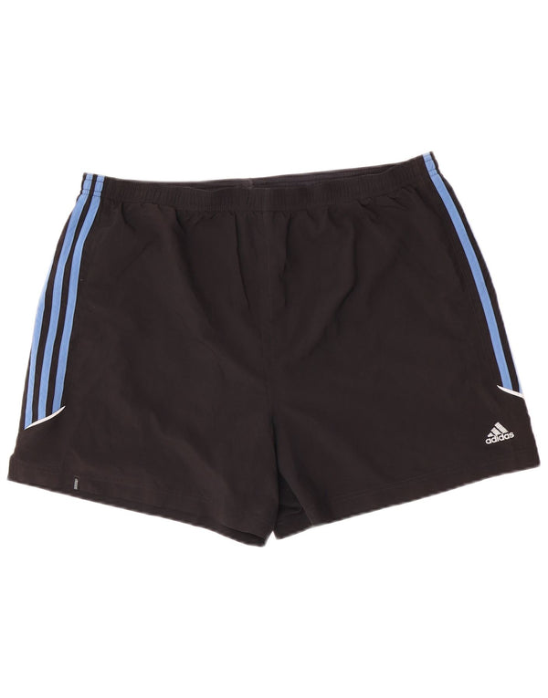 Adidas Mens Sport Shorts Large Black Colourblock Polyester