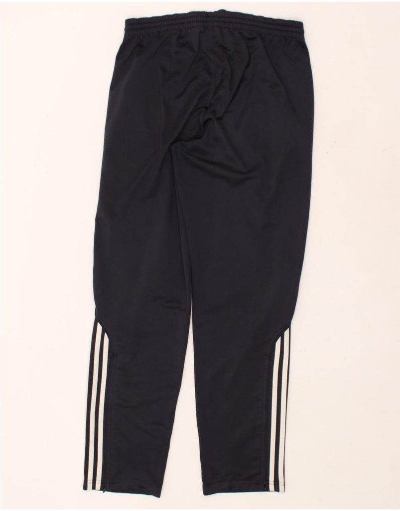 ADIDAS Mens Tracksuit Trousers UK 36/38 Small Navy Blue Polyester | Vintage Adidas | Thrift | Second-Hand Adidas | Used Clothing | Messina Hembry 