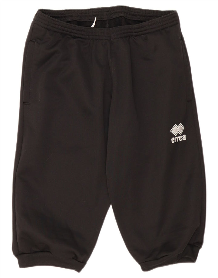 ERREA Womens Bermuda Sport Shorts UK 14 Medium  Black Polyester
