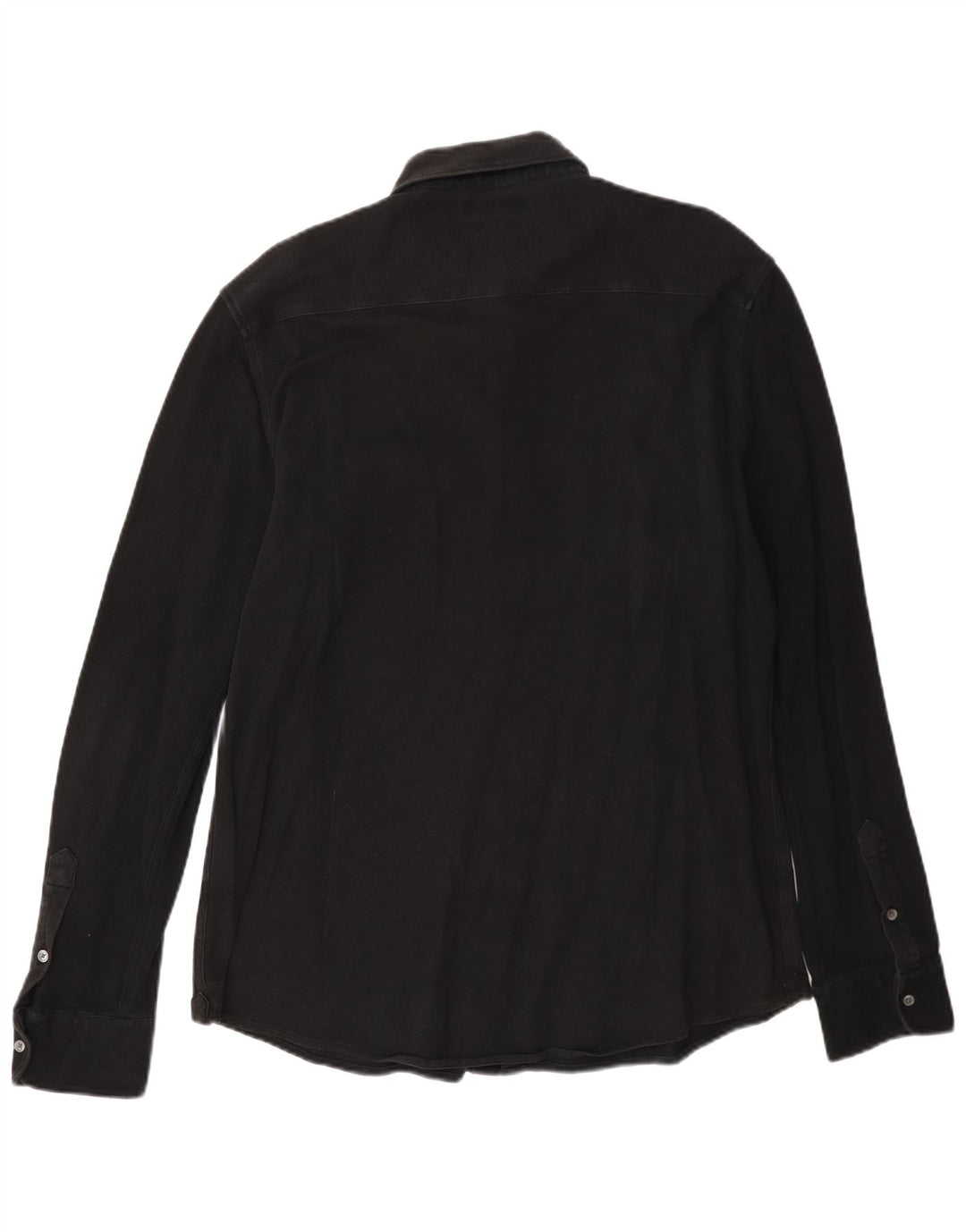 Massimo Dutti Mens Slim Fit Shirt XL Black