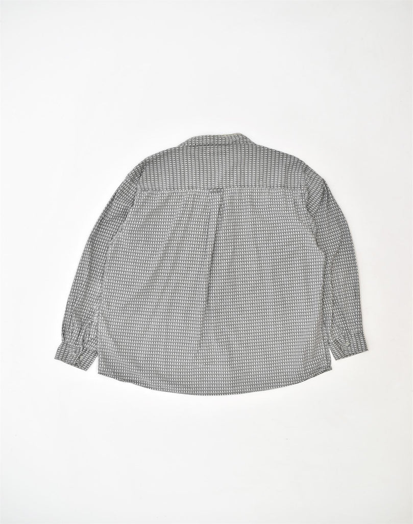 ONE WAY Mens Shirt XL Grey Check Cotton | Vintage | Thrift | Second-Hand | Used Clothing | Messina Hembry 