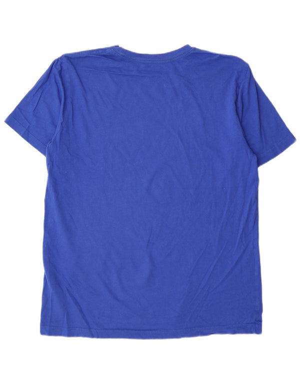 Nike Mens Regular Fit T-Shirt Top Large Blue Cotton