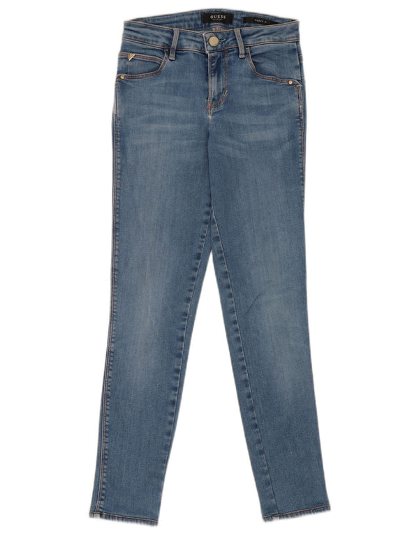 Guess Girls Curvy X Skinny Jeans 9-10 Years W25 L25 Blue Polyester