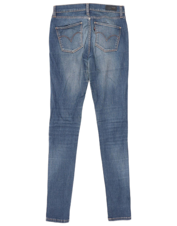 Levi's Womens Super Skinny Jeans W28 L31 Blue Cotton