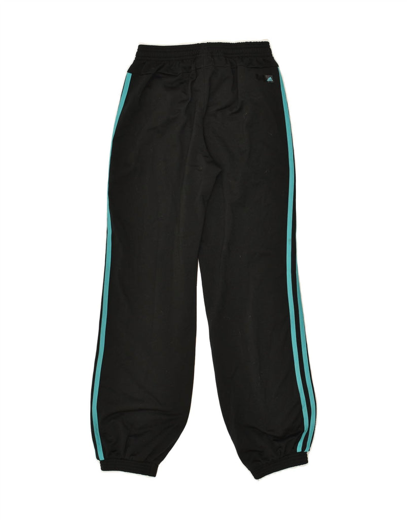 ADIDAS Girls Tracksuit Trousers Joggers 11-12 Years Black Polyester | Vintage Adidas | Thrift | Second-Hand Adidas | Used Clothing | Messina Hembry 