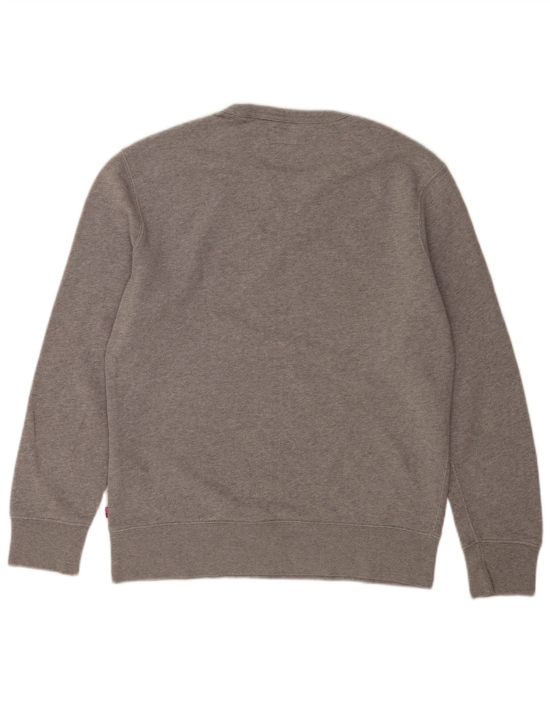 Levi's Mens Graphic Sweatshirt Jumper Small Grey Cotton