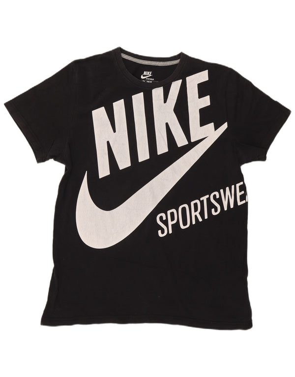 Nike Mens Slim Fit Graphic T-Shirt Top 2XL Black Cotton