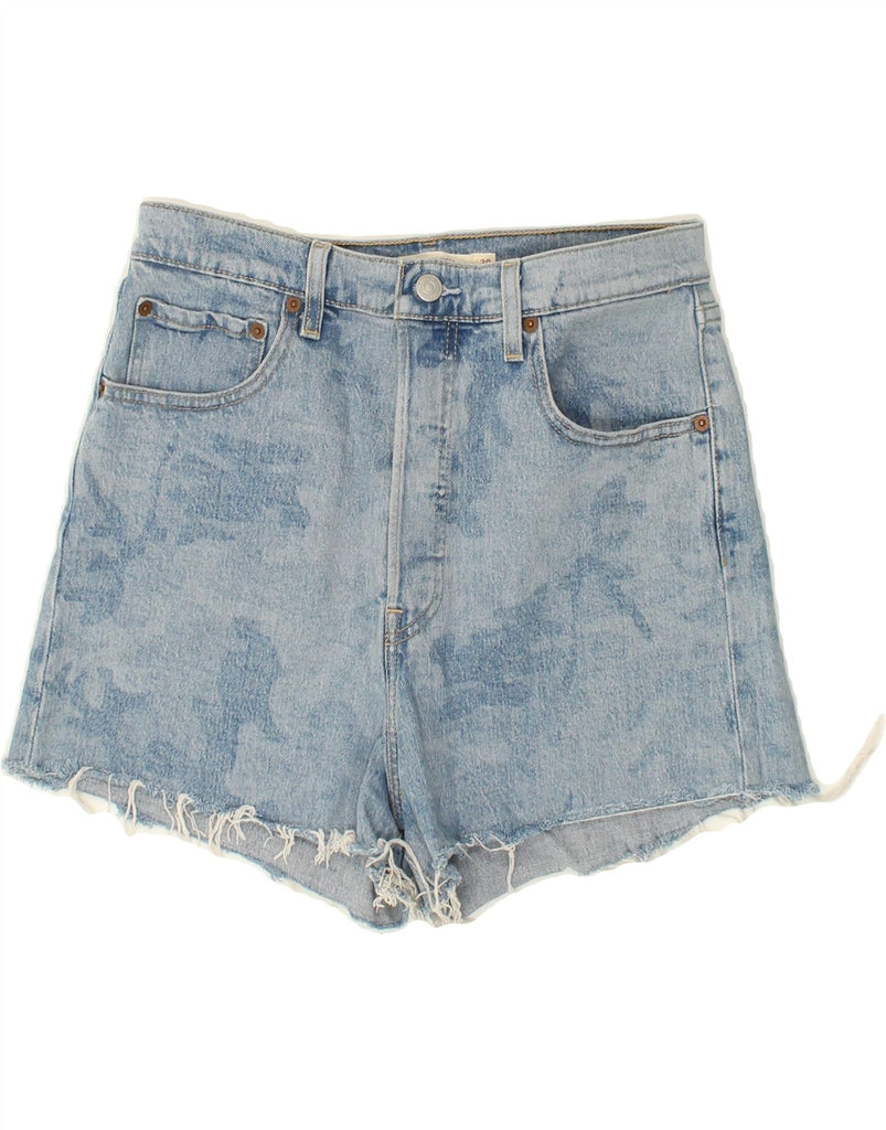 LEVI'S Womens Denim Shorts W30 Medium Blue Cotton | Vintage Levi's | Thrift | Second-Hand Levi's | Used Clothing | Messina Hembry 