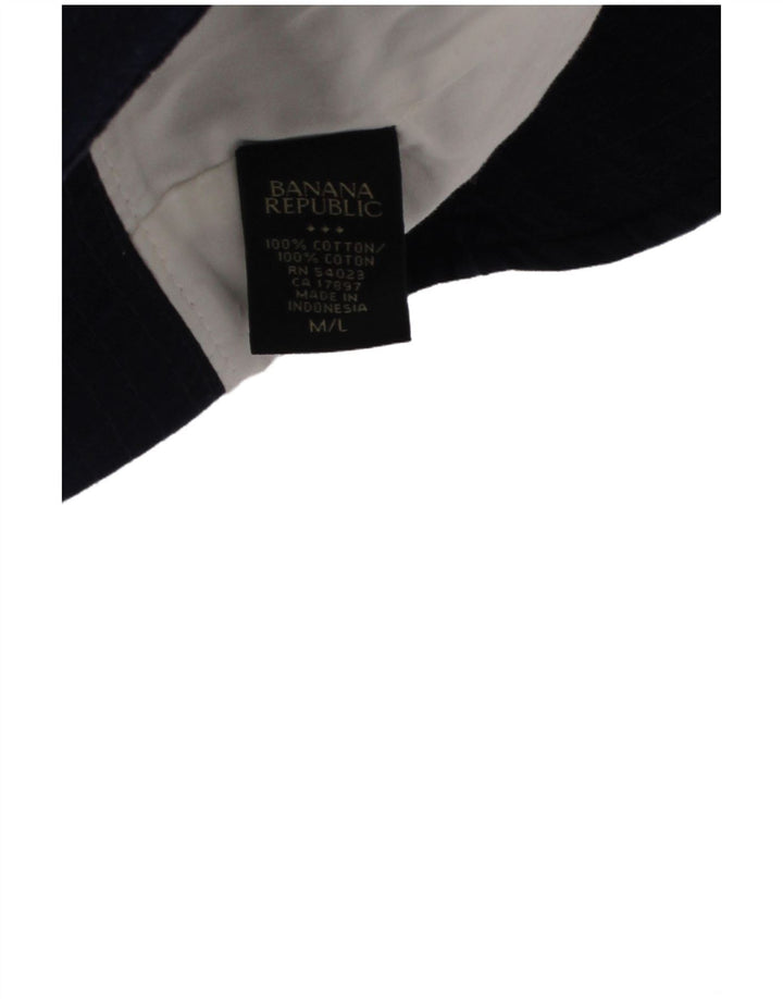Banana Republic Mens Bucket Hat Medium/Large Navy Blue Cotton