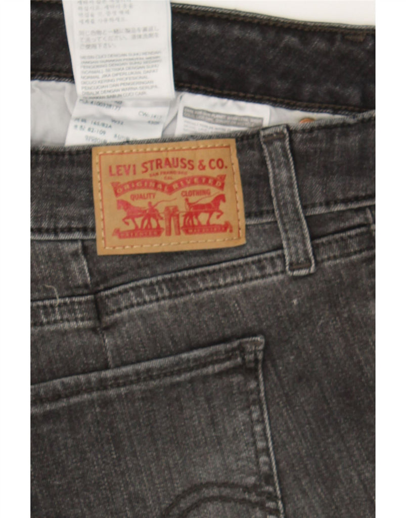 LEVI'S Womens Cropped Jeans W32 L26 Grey Cotton Vintage Levi's and Second-Hand Levi's from Messina Hembry 