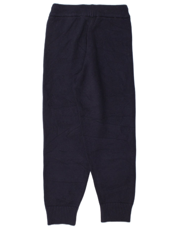 Zara Womens Tracksuit Trousers Joggers UK 8 Small Navy Blue