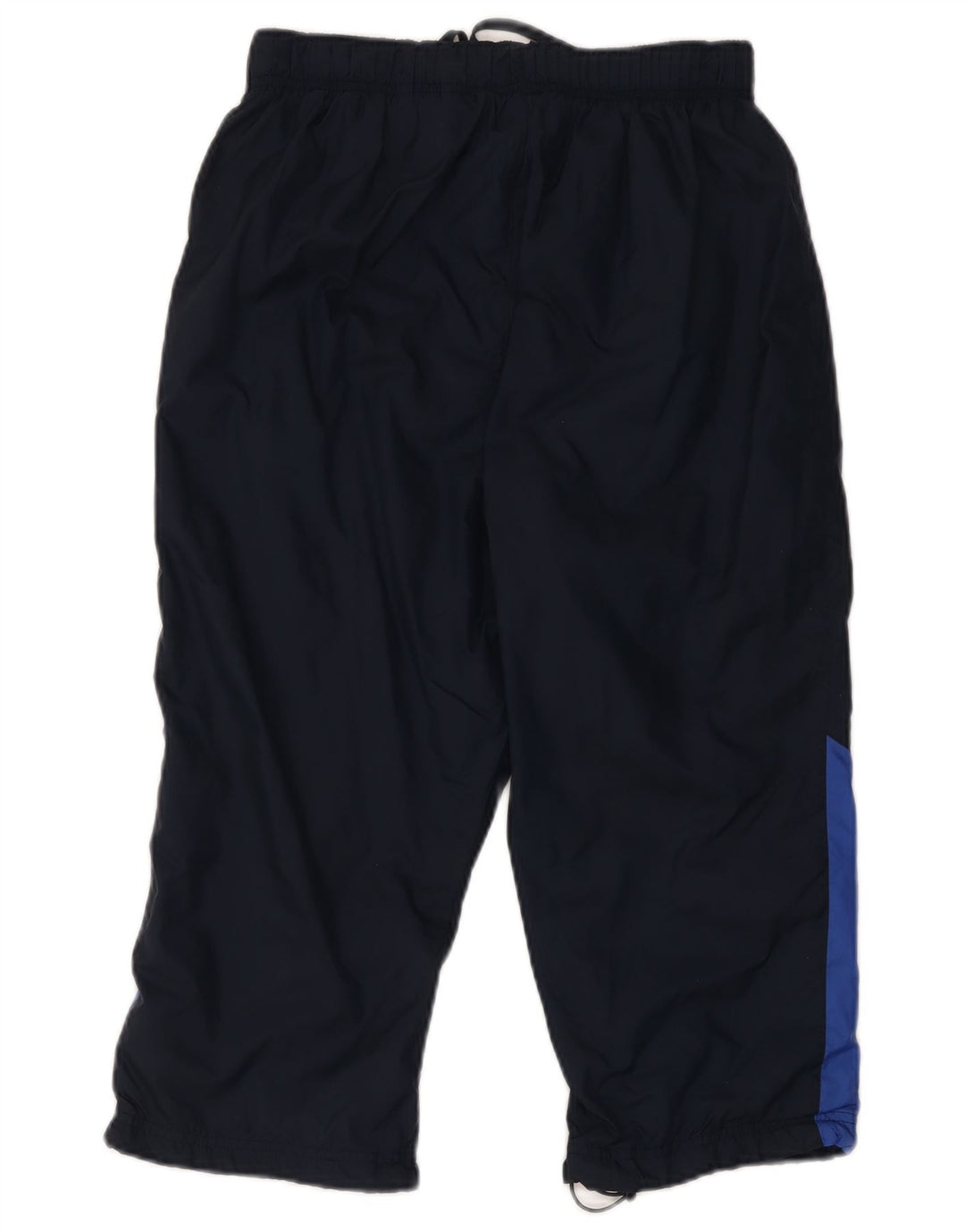 Nike Mens Capri Tracksuit Trousers Large Navy Blue Colourblock Nylon