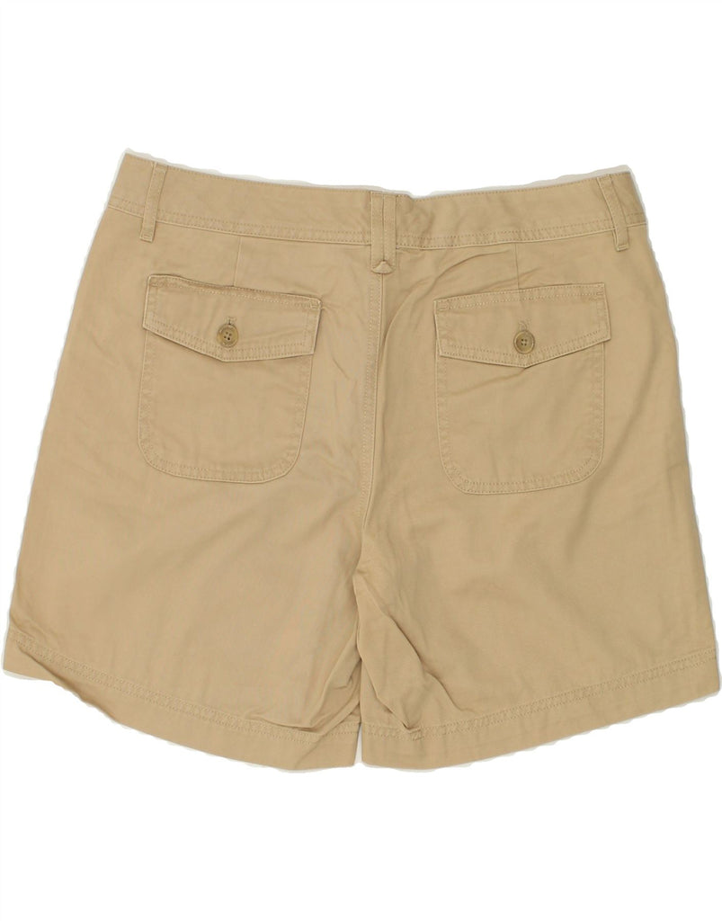 EDDIE BAUER Womens Legendwash Chino Shorts US 8 Medium W32 Beige Cotton | Vintage Eddie Bauer | Thrift | Second-Hand Eddie Bauer | Used Clothing | Messina Hembry 