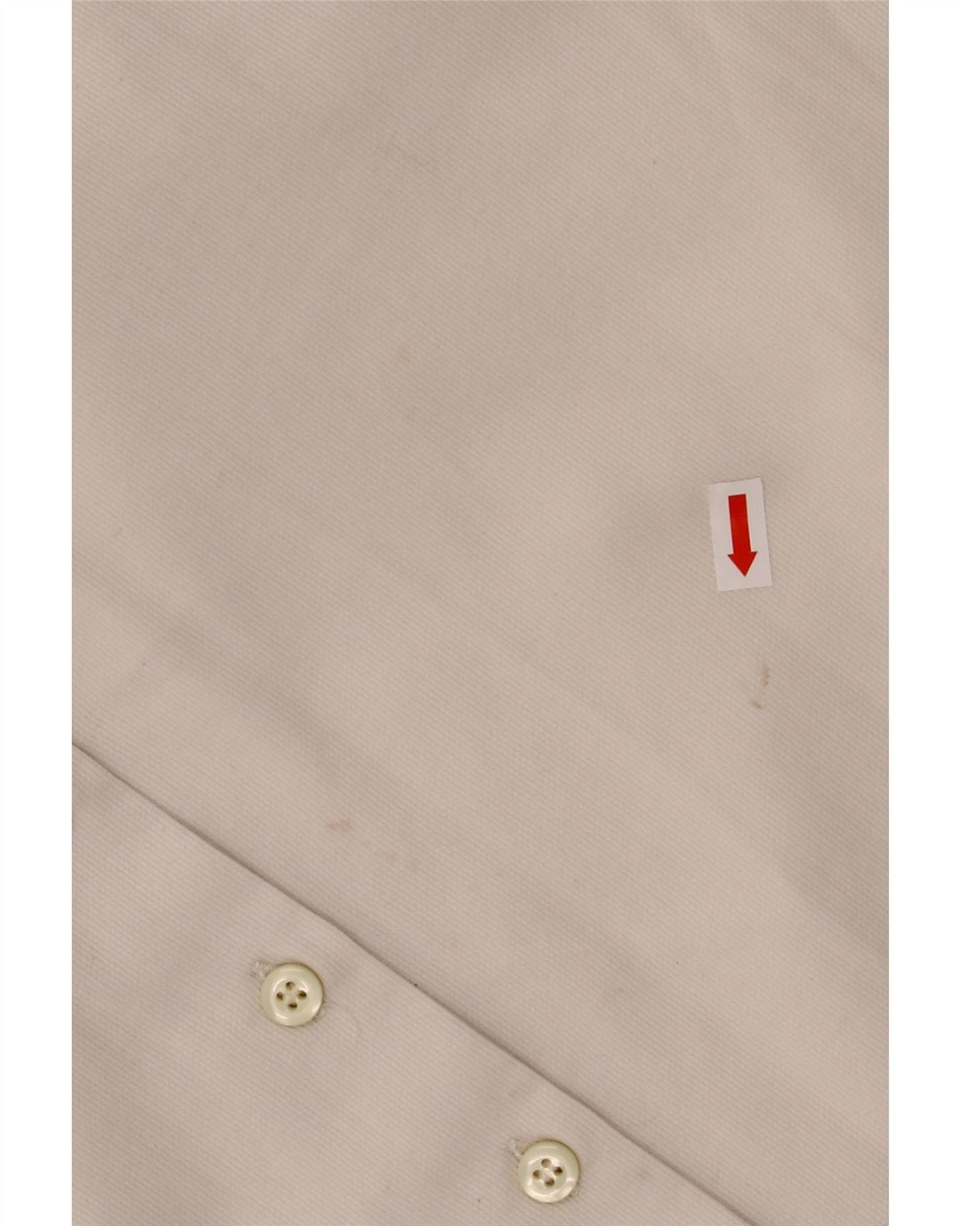 BENETTON Womens Shirt IT 42 Medium White Cotton