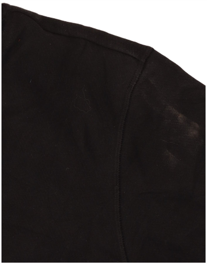 Adidas Mens Hoodie Jumper Small Black Cotton