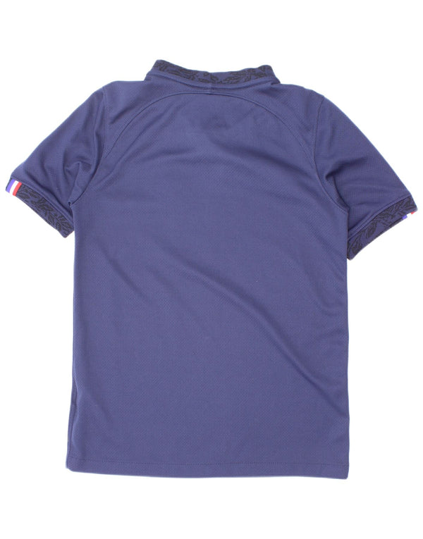 Nike Boys T-Shirt Top 8-9 Years Small Navy Blue