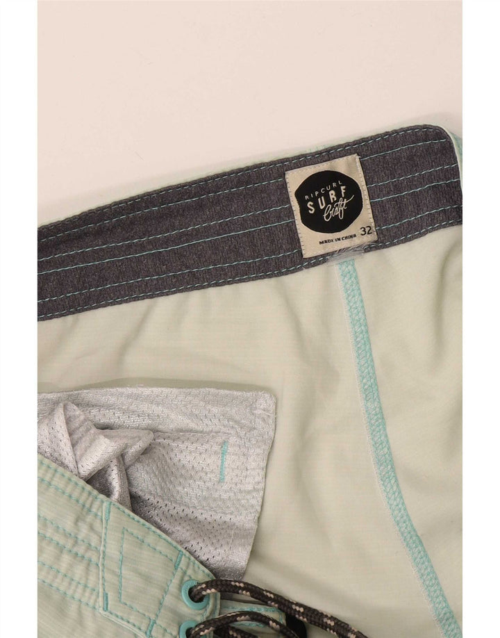Rip Curl Mens Swimming Shorts Medium Green Colourblock