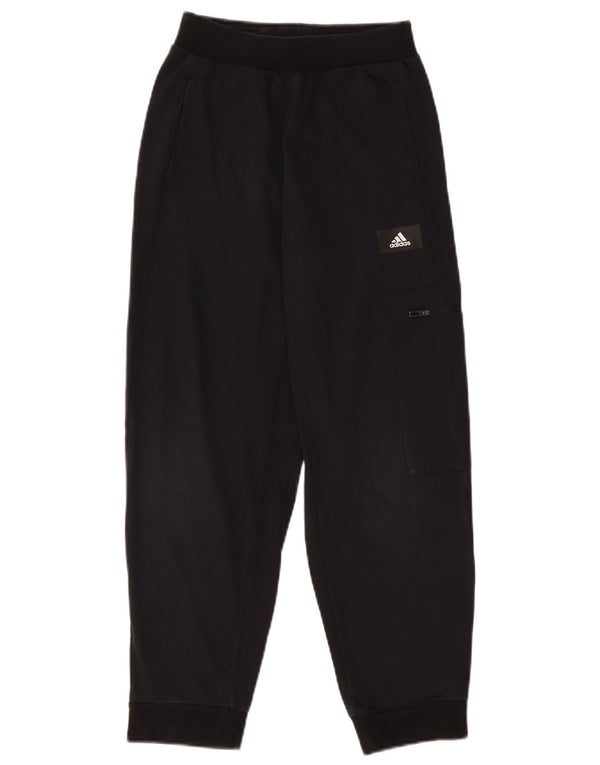 Adidas Girls Graphic Tracksuit Trousers Joggers 11-12 Years Black