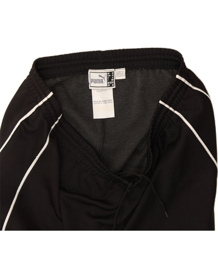 PUMA Mens Sport Shorts Medium  Black Polyester Vintage Puma and Second-Hand Puma from Messina Hembry 