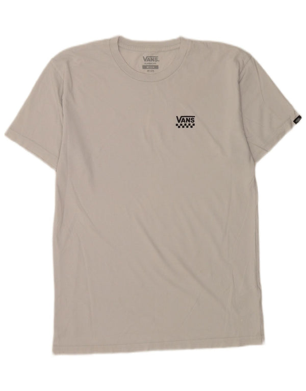 Vans Mens Classic Fit T-Shirt Top Medium Grey Cotton