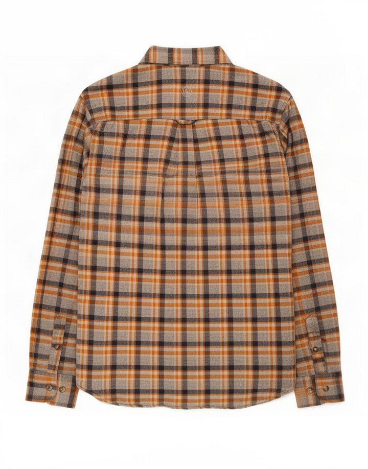 Fat Face Mens Regular Fit Flannel Shirt Small Grey Check Cotton