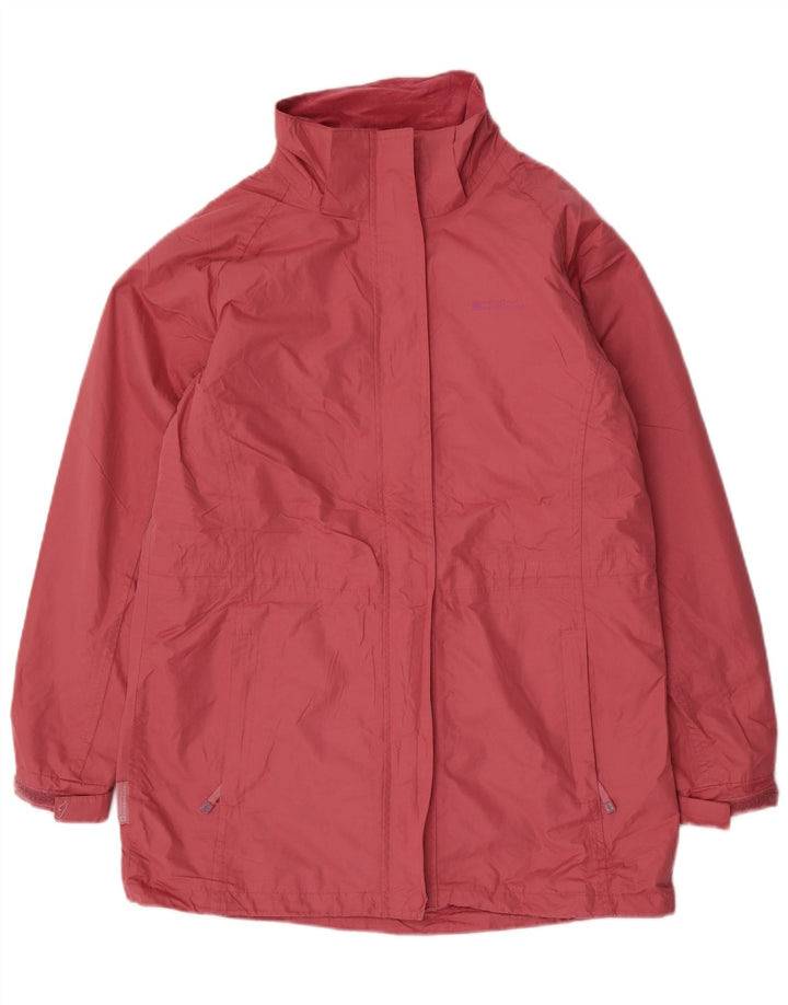 MOUNTAIN WAREHOUSE Womens Raincoat UK 14 Large Red Polyester