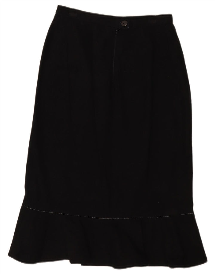 Vintage Womens Mermaid Skirt W25 XS Black