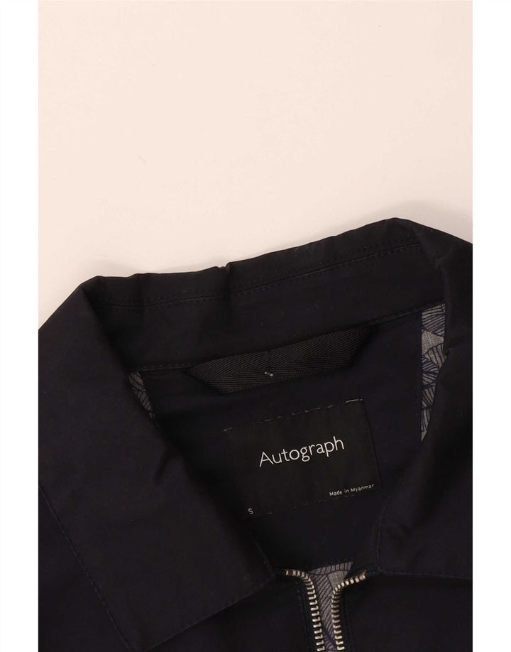 Marks & Spencer Mens Utility Jacket UK 36 Small Navy Blue