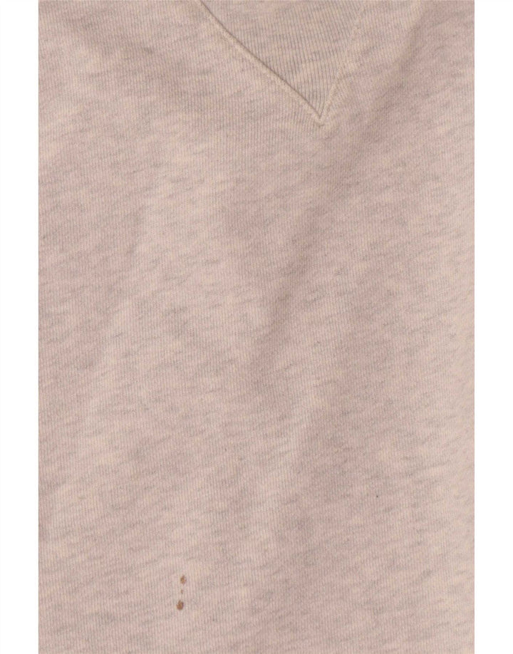 Crew Clothing Mens Sweatshirt Jumper XL Grey Flecked Cotton