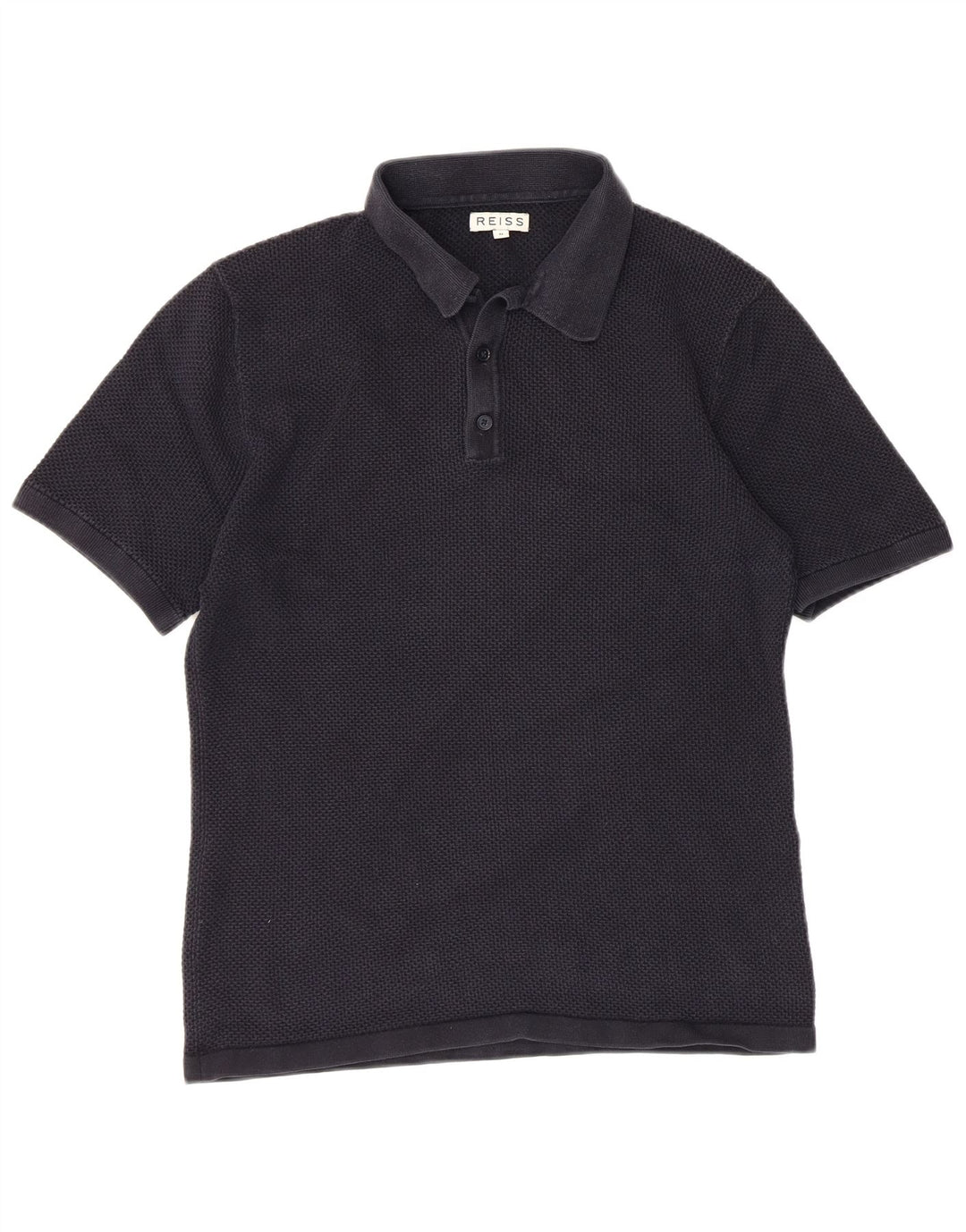 Reiss Mens Polo Shirt Medium Navy Blue